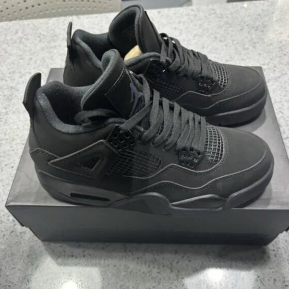 Jordan Other - Nike Air Jordan 4 Retro Black Cat Sneakers